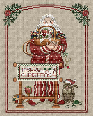 Stitching Santa