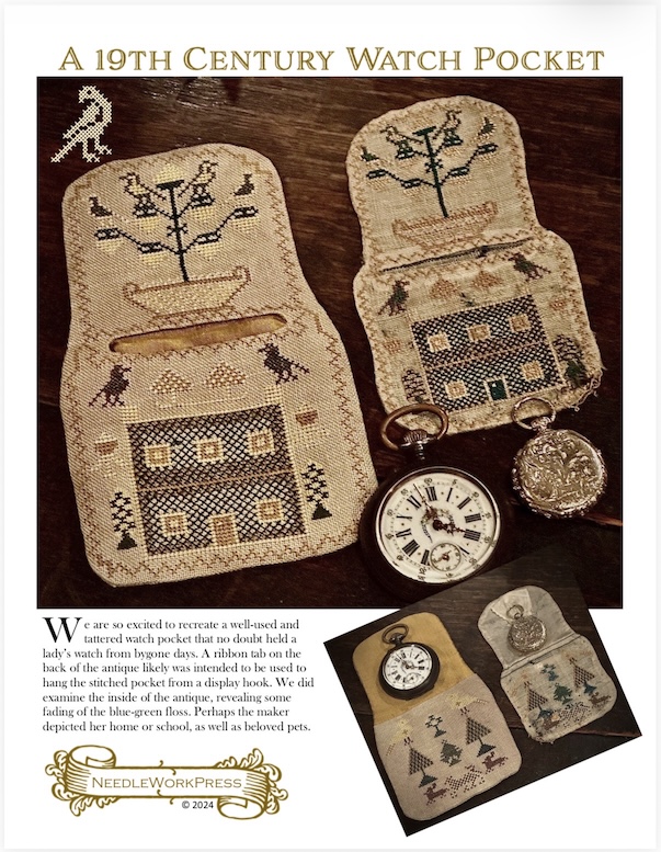 A 19th Century Watch Pocket A 19th Century Watch Pocket