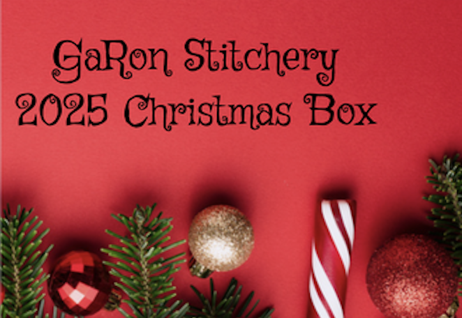 GaRon Stitchery 2025 Christmas Box - 32 Count Linen GaRon Stitchery 2025 Christmas Box - 32 Count Linen