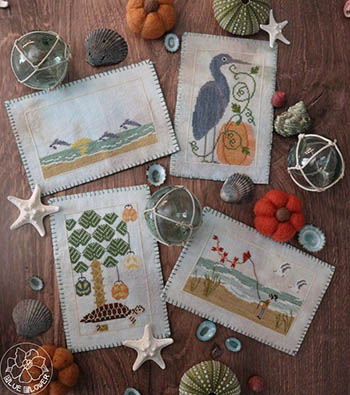 Autumn Beach Postcards