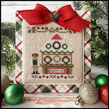 Christmas Market - Christmas Wreath Stand Christmas Market - Christmas Wreath Stand