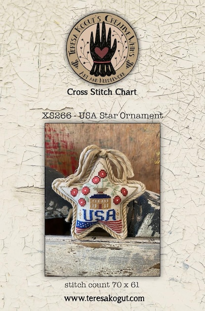 USA Star Ornament - Click Image to Close