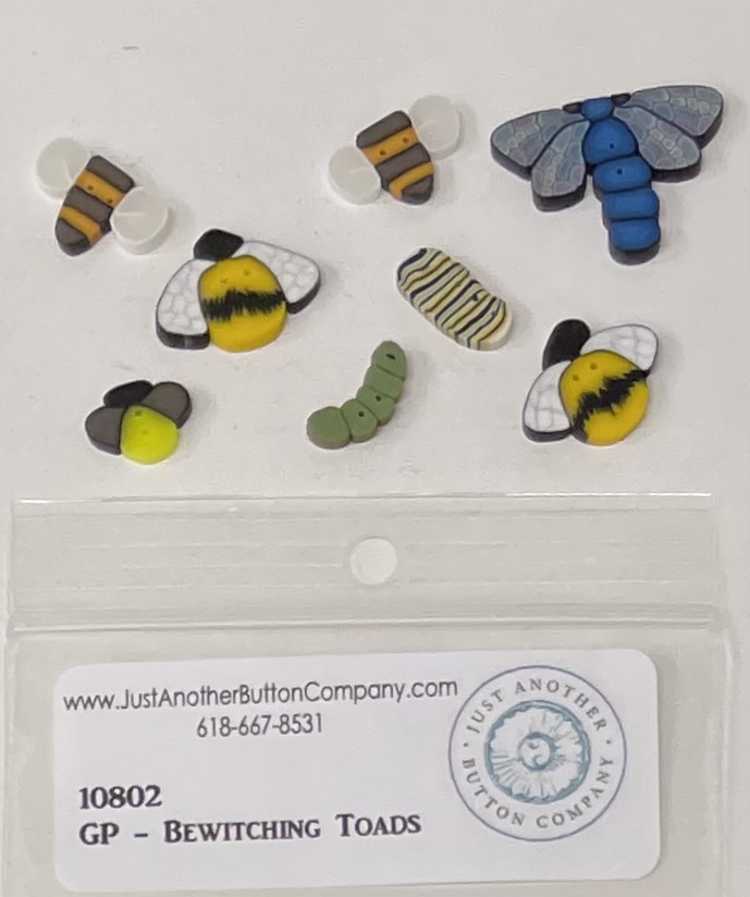 Bewitching Toads Button Pack Bewitching Toads Button Pack