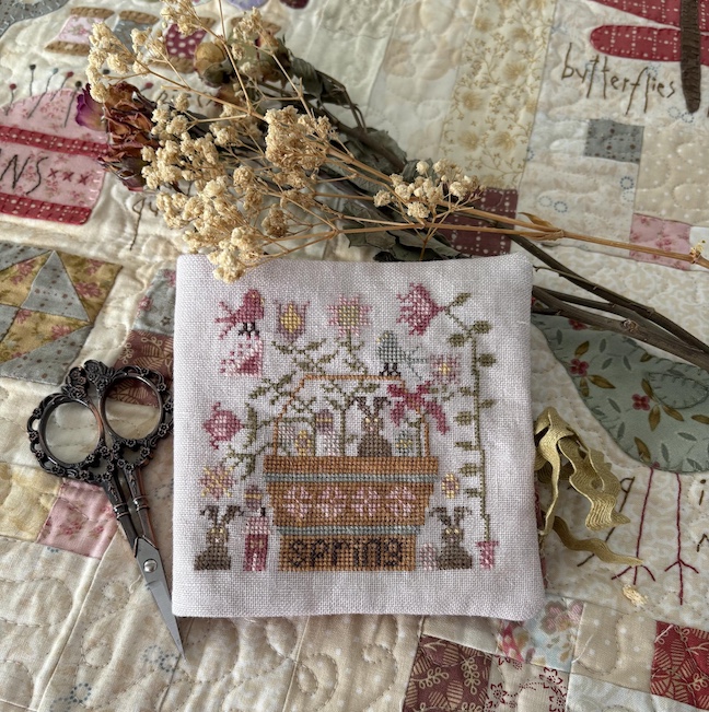 chocolate Bunnies Needle Book chocolate Bunnies Needle Book