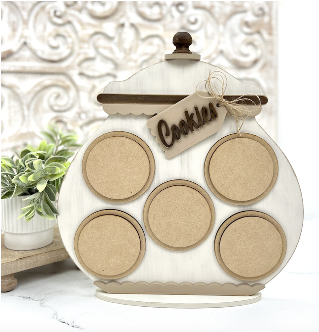 Cookie Jar Cross Stitch Display Cookie Jar Cross Stitch Display