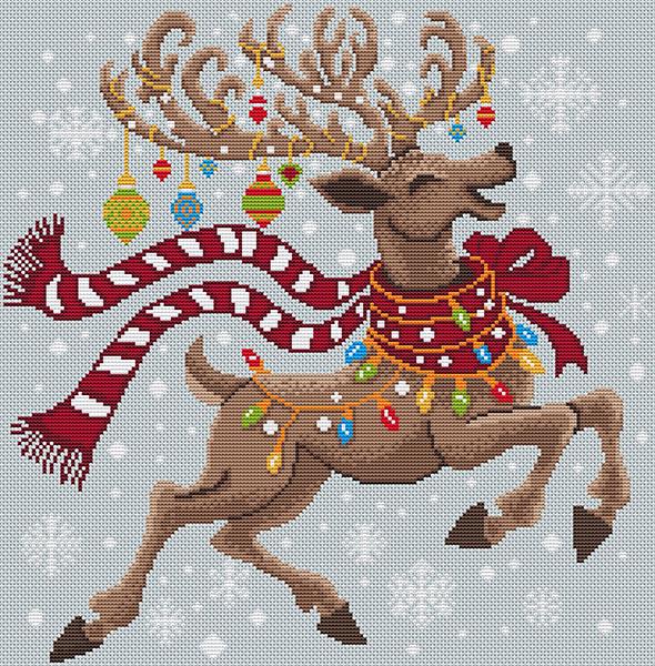 Frolicking Reindeer