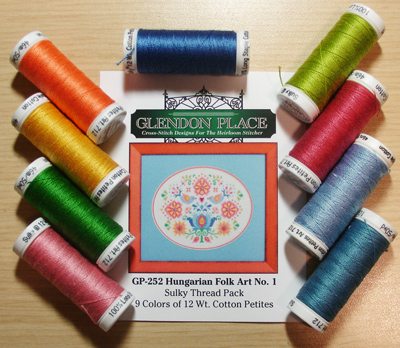 Hungarian Folk Art No. 1 Thread Pack