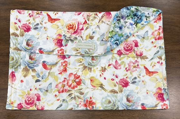 Spring Birds and Flowers - 12 x 18 Project Bag - Click Image to Close