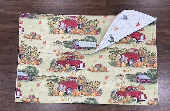 Truckin Pumpkins - 12 x 18 Project Bag