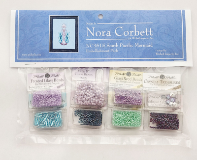 South Pacific Mermaid Embellishment Pack Designer: Nora Corbett - Click Image to Close