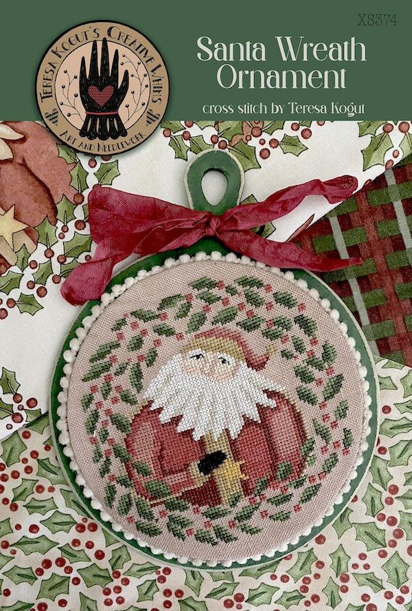 Santa Wreath Ornament Santa Wreath Ornament