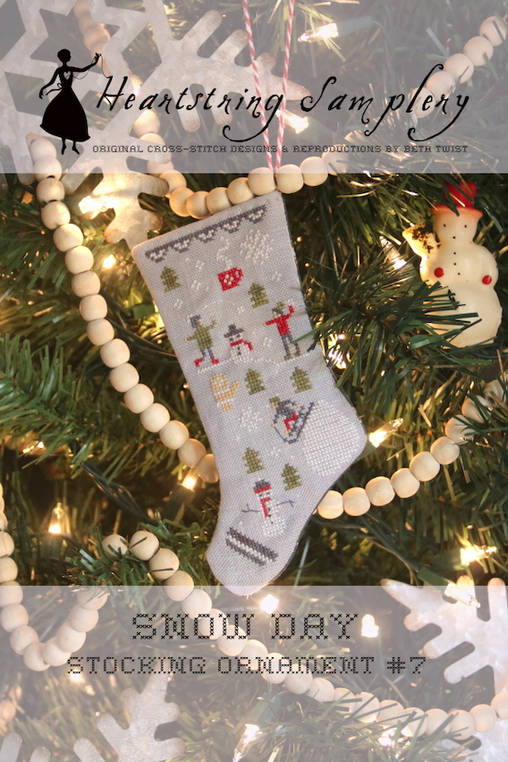 Snow Day - Stocking Ornament #7 Snow Day - Stocking Ornament #7