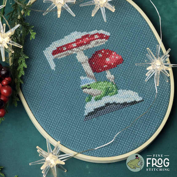 Winter Toadstool Frog Winter Toadstool Frog