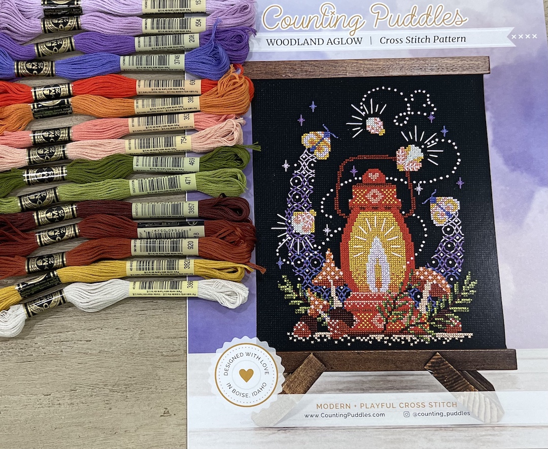 Woodland Aglow - Chart and Thread Pack Special Woodland Aglow - Chart and Thread Pack Special