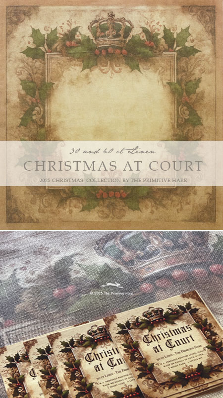 Christmas at Court 30 count linen Christmas at Court 30 count linen